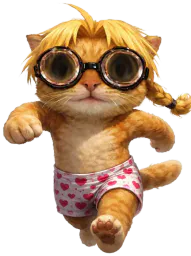 :Edward_chat_lunette_calecon: