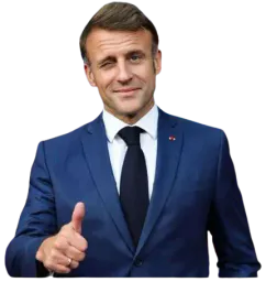 :Macron_thumbup: