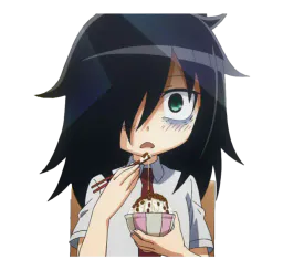 :Tomoko_mange_riz_: