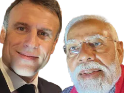 :Macron_Modi: