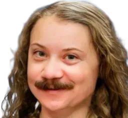 :gretamoustache: