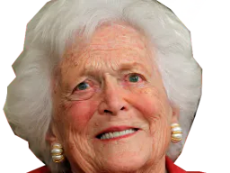 :Barbara_bush_zoom_premiere_dame_usa: