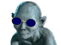 :Gollum_lunette_bleu: