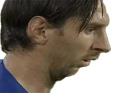 :Messi_menton_fuyant: