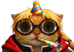 :Edward_chat_lunette_fete: