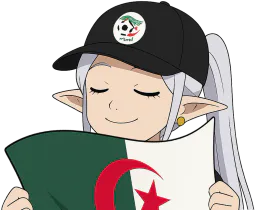 :Frieren_grand_drapeau_DZ: