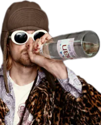 :Kurt_Cobain_Evian: