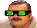 :lunettes-3d-vertes:
