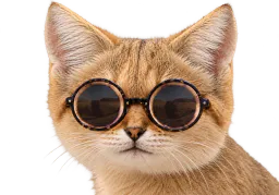 :Chat_desert_lunettes: